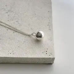 CHIEKO+ wonky ball necklace silver シルバー