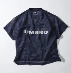UMBRO ネイビー メッシュTシャツ