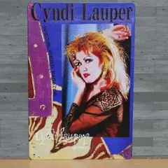 CYNDI LAUPER レトロ風 ブリキ看板 OK1978