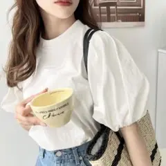 パフスリーブtシャツ
