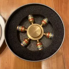 フィジェットスピナー 金属製 カラフル