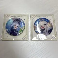原神　フリーナ　パイモン　缶バッジ　正規品