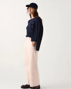【新品】UNIQLO Sサイズ ワイドチノパンツ ピンク