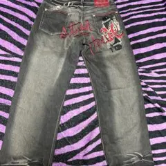 #古着 Slash Houlke ダークグレー デニム