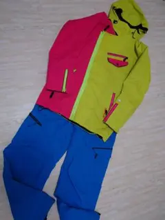 希少 おまけ付 ネオンカラー x-nix スノーボード ジャケット