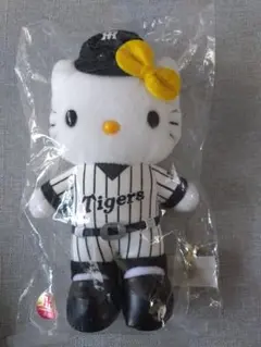 ハローキティ→阪神タイガース　ぬいぐるみ　2003版
