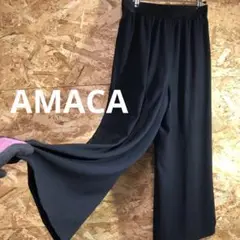 【 5580番】AMACA アマカ イージーパンツ　ブラック　36