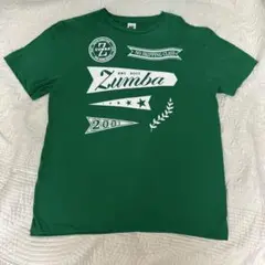 Zumba グリーン Tシャツ 正規品・美品