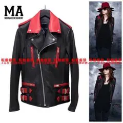 美品 清春着 Moonage Devilment レザーダブルライダース