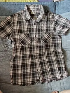 JEANING GARAGE 半袖チェックシャツ 150