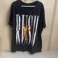 RUSH グラフィックプリント Tシャツ ブラック