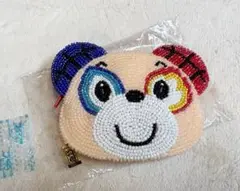 熊本ヴォルターズ　ぼるたんのビーズコインケース　チャック式