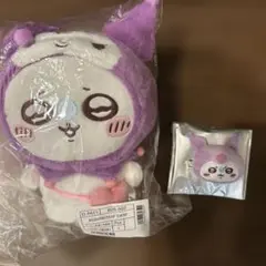 ちいかわ　サンリオコラボ　モモンガ　クロミ　ぬいぐるみ