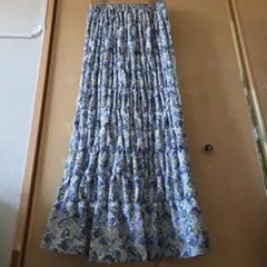 Gleamy ベイクルーズ 花柄 フラワープリント ロングスカート