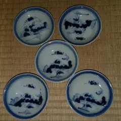 古伊万里染め付豆皿
