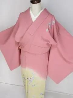新品同様!総刺繍*絵羽*ラグジュアリー*紋無し*高級*美しい訪問着*158cm