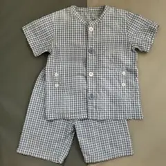 無印良品 ＊ 半袖パジャマ ブルー　100〜110