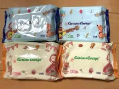【新品未使用】おさるのジョージ　おしり拭き　手口拭き