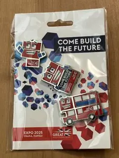 大阪関西万博　EXPO 2025 ピンバッジセット　英国館　　イギリス　新品