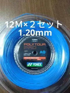 YONEXポリツアープロ120　　　　12Ｍ×２セット