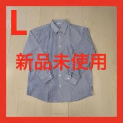 GU イージーケアブロードシャツ ストライプ