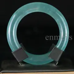 完璧な高氷種 精巧彫刻【丸型バングル】 サイズ：56×14mm