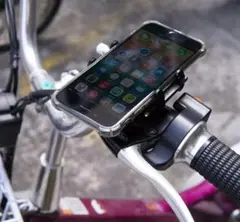 新商品☆耐久性、強度抜群☆アルミ製 バイク 用 スマホ スマートフォン ホルダー