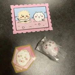 ちいかわ ステッカー2枚+キーホルダーセット
