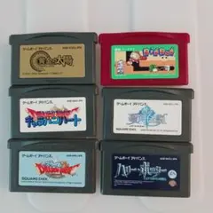 ゲームボーイアドバンスソフト6本セット