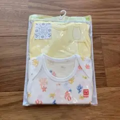 【新品 未開封】UNIQLO ユニクロ コットン メッシュ 肌着 ロンパース