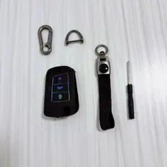 フォルクスワーゲン VW 本革 スマートキーケース B2型 蛍光 キズ防止