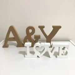 アルファベット　A & Y LOVE