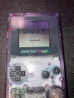 Nintendo ゲームボーイカラー クリアパープル