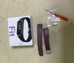【新品】Fit スマートウォッチ AMOLED C60 (中古ベルトおまけ付き)