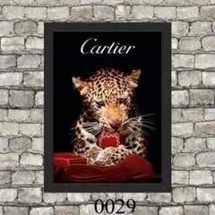 額装済/Cartier RoseClip カルティエコレクション/アートポスター 額装済/Cartier RoseClip カルティエコレクション/アート