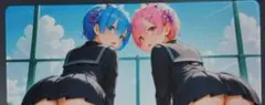 Re:ゼロから始める異世界生活　レム　ラム　未使用 超大マウスパッド　リゼロ