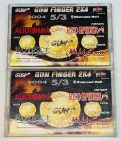 GUN FINGER 2K4 テープ2本セット c*k様 GUN FINGER 2K4 サウンドクラッシュ カセットテープ 2巻