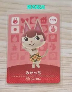 amiboカード あつ森 どうぶつの森 みかっち