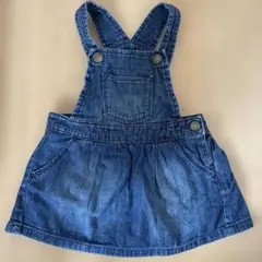 baby GAP デニムブルー ジャンバースカート 80cm
