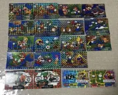 スーパーマリオワールド マリオうんどうかい カード てれびでんわ 19枚セット
