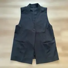 JEANASIS テーラードベスト 黒