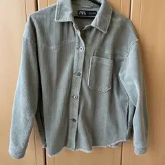 ZARA コーデュロイジャケット カーキ