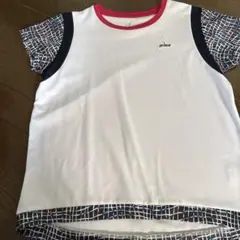 prince メッシュTシャツ ホワイト