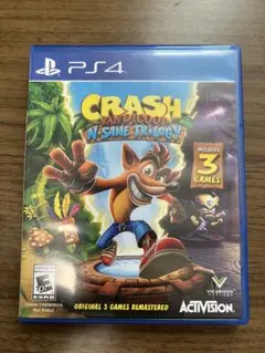 クラッシュバンディクーぶっ飛び3段盛り海外版　PS4用ソフト