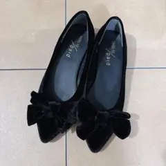 ベロアリボンパンプス♡