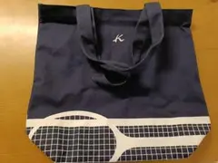 キタムラ　Kitamura ネイビー テニス デザイン トートバッグ