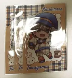 ウィンブレ 兎耳山丁子 チェックセーラー トレーディング ミニブロマイド