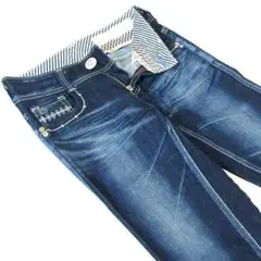 サムシングSS581▼ストレッチブーツカットデニム▼濃紺▼S▼ウエスト約76cm
