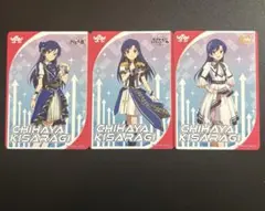 アイドルマスター カードフォリオ 如月千早　ノーマル3種コンプ