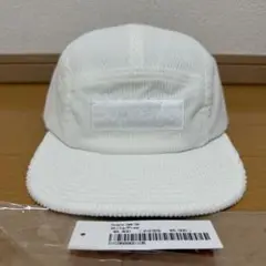 未使用 Supreme Corduroy Camp Cap ホワイト 25ss